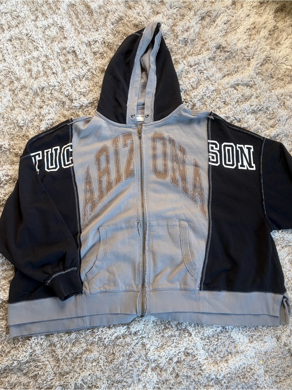 NWT Free People Retro Remade Hoodie